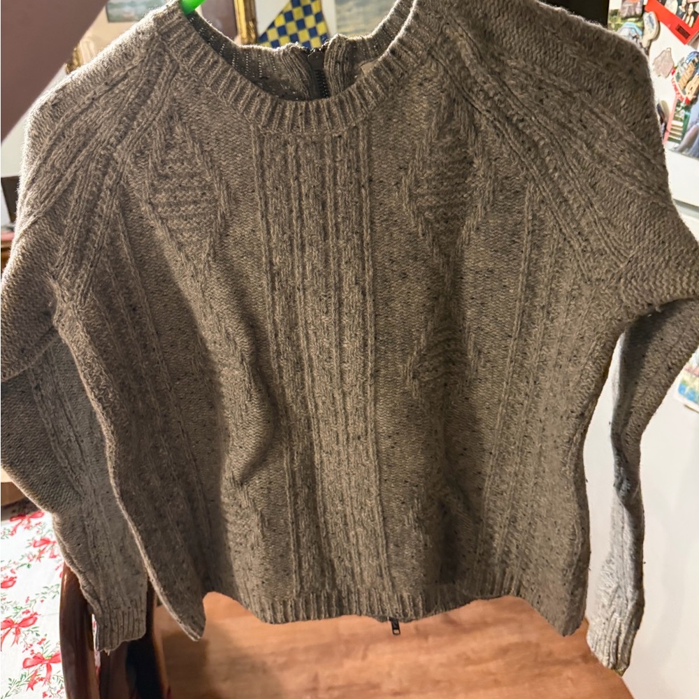 Madewell Heather Gray Knit Sweater